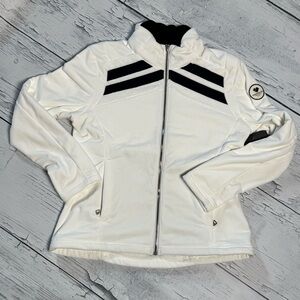 Women's Obermeyer Ariadne fleece White and Black Jacket